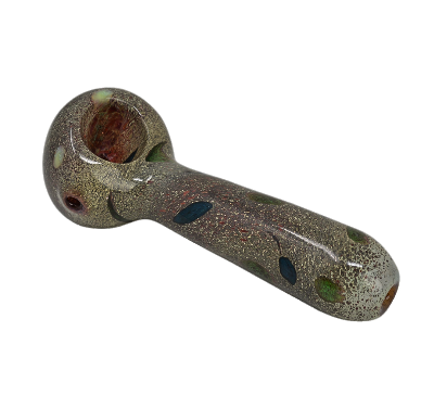 Cobalt Space Nebula Fumed Glass Pipe